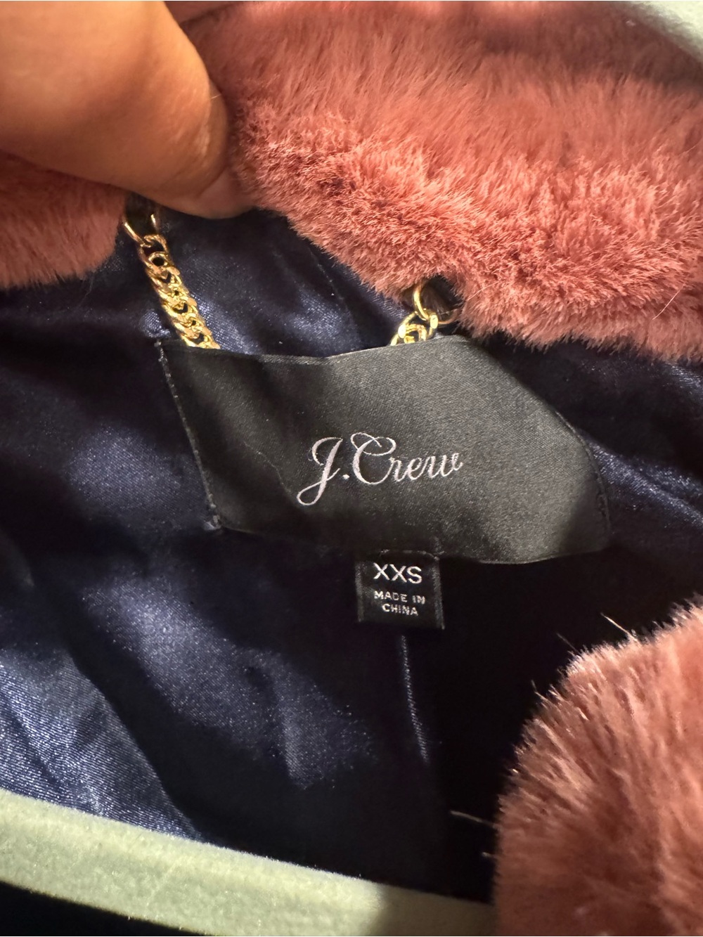 J.Crew Rose Pink Faux Fur Jacket XXS | Maximalist Feminine Statement Coat - Picture 2 of 7